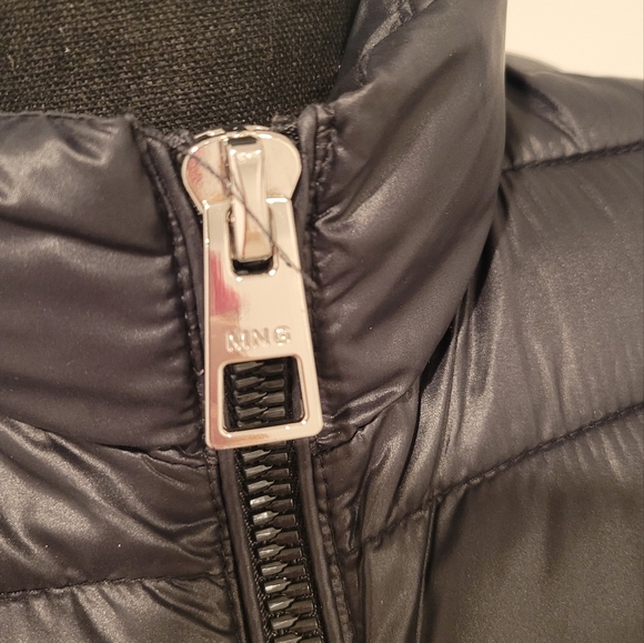 Mango Winter Coat Black Size Small/2 - Picture 9 of 11